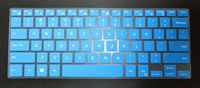 US Layout Keyboard Protector Skin Cover for Dell XPS 15-9550 15-9560 15-9570, Inspiron 15-7579 15-7568 15-5585 13-7368 13-7378 13-7386 13-5368 13-5378 13-5379 13-7386 15-7586 14-3480 (Blue)