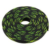 uxcell PET Sleeving 16.4 Feet 5m Expandable Cable Wrap 12mm Diameter Wire Sheath Black,Fluorescent Green