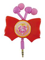Sailor Moon Stereo Earphone Ribbon Type Character Earphones Prism Heart Compact Bandai SLM-34C