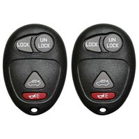 qualitykeylessplus 2 4 Button Car Replacement Remote for FCC ID: L2C0007T Key Fob Free KEYTAG