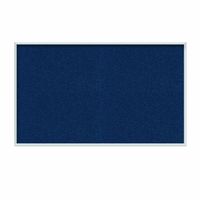 Ghent Navy Vinyl Bulletin Board, 4.5" x 1.5", Aluminum Frame, Made in the USA