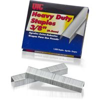 Officemate 0.375-Inch Heavy Duty Staples, 100 per Strip, 60 Sheet Cpacity, Box of 1,000 (91904)