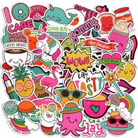 YBQZ Stickers for Water Bottles Big Funny Cute Waterproof Aesthetic Trendy Stickers for VSCO Teens Girls 50 Pack for Hydro Flask Waterbottle Laptop Phone Travel Extra Durable 100% Vinyl (Series 2)