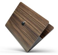 Wood Pattern Design Skinz Premium Full-Body Cover Wrap Decal Skin-Kit for The Apple MacBook 15" Pro with Retina Display (A1398)- Bright Ebony Woodgrain