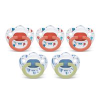 NUK Orthodontic Pacifiers, 6-18 Months, 5-Pack