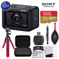 Sony Cyber-Shot DSC-RX0 II Digital Camera with Striker Essential Bundle