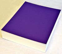 topseller100, Pack of 50 sheets 11x14 UNCUT matboard / mat boards (Purple)