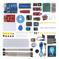SunFounder Project RFID Starter Kit for Arduino Beginners with Uno R3, LCD1602, Servo, Stepper Motor for Arduino Mega2560 