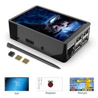 for Raspberry Pi 3 B+ / Pi 3, 3.5 inch Touch Screen with Dual Use Case, 320x480 Pixel Monitor TFT LCD [Support Raspbian, Ubuntu, RetroPie, Kali]