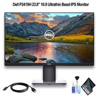 Dell P2419H 23.8" 16:9 Ultrathin Bezel IPS Monitor with HDMI Cable (Renewed)