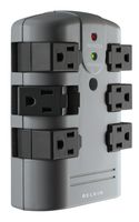 Belkin 6-Outlet Pivot-Plug Surge Protector w/ Wall Mount - Ideal for Mobile Devices, Personal Electronics, Small Appliances and More (1,080 Joules)