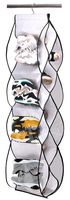 SLEEPING LAMB Hanging Shoe Organizer Closet Shoe Rack Handbags Purses Holder with 13 Large Pockets, White