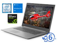 Lenovo Gaming 330 Laptop, 17.3" HD+ Display, Intel Core i7-8550U Upto 4.0GHz, 32GB RAM, 2TB SSD, NVIDIA GeForce MX150, DVDRW, HDMI, Card Reader, Wi-Fi, Bluetooth, Windows 10 Pro