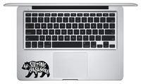 Laptop Notebook Sticker Decal - Be Strong and Courageous Bear keypad Palm Rest - Skins Stickers