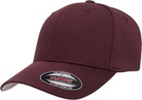 Flexfit Men's Athletic Baseball Fitted Cap, Maroon, S/M
