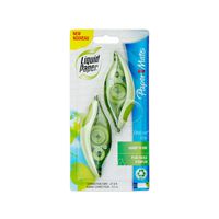 Paper Mate Liquid Paper DryLine Grip Correction Tape, Recycled, 2 Count