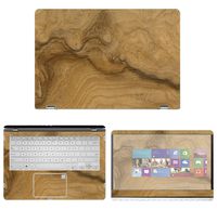 decalrus - Protective Decal Wood Burl Skin Sticker for Asus 2-in-1 Q405UA (14" Screen) case Cover wrap ASq405UA-172
