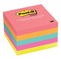 Post-it Notes 6545PK Original Pads in Cape Town Colors, 3 x 3, 100-Sheet (Pack of 5)