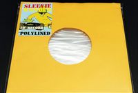 10 Polylined Sleeves for 10" and 78rpm Ten Inch Vinyl Records - Anti Static Poly Inner Archival Plastic Liner - Gold Kraft Paper Inner Outer Covers (+ 1 Free dj Magnet)