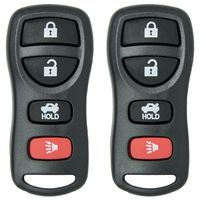 Keyless2Go Keyless Entry Car Key Fob Replacement for Nissan Infiniti KBRASTU15 CWTWB1U733-2 PACK
