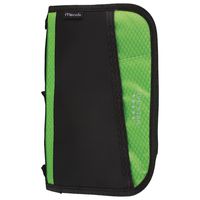 Five Star Pencil Pouch, Pen Case, Fits 3 Ring Binder, Multi-Pocket Pouch, Lime/Silver (50162CO8)