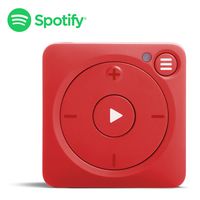 Mighty Vibe Spotify Music Player - Bluetooth & Wired Headphones - 1,000+ Song Storage - No Phone Needed - Red