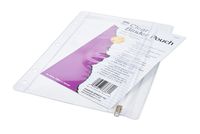 Charles Leonard Pencil Pouch for Binder, 1 Pocket with Zipper Closure, Clear Vinyl, 24-Pack (76380-ST)