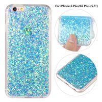 iPhone 6 Plus Back Case, iPhone 6S Plus Cover, Rosa Schleife 3D Sparkle Luxury Bling Glitter Soft TPU Bumper Phone Case Protective Skin Shell Cases Covers for Apple iPhone 6 Plus/6S Plus