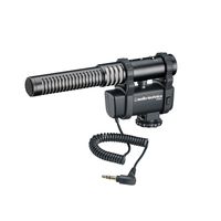Audio-Technica AT8024 Stereo/Mono Camera-Mount Condenser Microphone (Renewed)