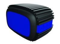 Sharper Image Bluetooth Speaker 4.0 Water Splash-Proof, Rugged Design for Outdoors (Black/Blue)