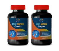 Bone Supplement - Joint Matrix Complex - Premium Quality - Dietary Supplement - glucosamine with msm and chondroitin - 2 Bottles 180 Tablets