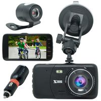 XtremeVision Dash Cam 4.0" 1080P HD Night Vision Car DVR w/Rear View Camera