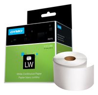 DYMO LW Continuous Labels for LabelWriter Label Printers, White, 2-1/4x 300-Inch, 1 roll (30270)