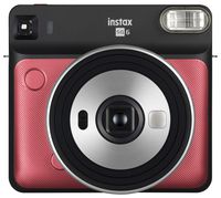 Fujifilm Instax Square SQ6 - Instant Film Camera - Ruby Red