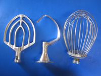 12 Quart dough hook, wire whip and flat beater for Hobart a120 quart mixer