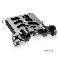SMALLRIG Multi-Functional Baseplate with Rosette Rod Clamp for RED DSMC2 for RED Weapon/Raven/Sarlet/Epic- 1998