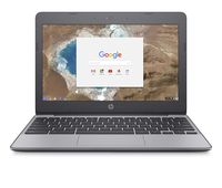HP Chromebook 11-Inch Laptop, Intel Celeron N3060 Processor, 2 GB SDRAM, 16 GB eMMC Storage, Chrome OS (11-v000nr, Ash Gray)