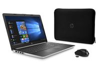 HP High Performance Laptop PC 15.6-inch HD Display AMD E2-9000e Processor 4GB DDR4 RAM 500GB HDD WIFI HDMI Bluetooth Webcam Sleeve&Mouse Windows 10 - Natural Silver