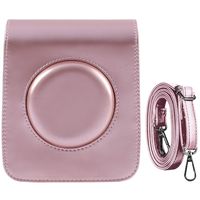 Katia Camera Case for Fujifilm Instax Square SQ20 Instant Film Camera, Polaroid Film Bag with Shoulder Strap - Rose Gold