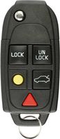 KeylessOption Keyless Entry Remote Control Uncut Blank Car Ignition Key Fob Replacement for LQNP2T-APU