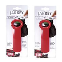 Brix 70712/2 JarKey Original Easy Jar Key Opener, 2-Pack, Red