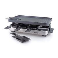 Swissmar Valais 8 Person Raclette with Cast Aluminum Grill Top