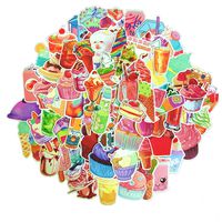 Linzze Stickers 70-Pcs Pack Waterproof Vinyl Bumper Decals Perfect for Laptop Car Skateboard Water Bottle Travel Case Guitar Luggage Motorbikes (Ice Cream)