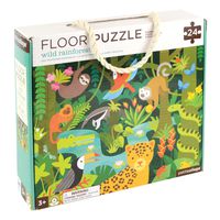 Petit Collage Floor Puzzle, Wild Rainforest, 24 Pieces