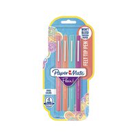 Paper Mate Flair Felt Tip Pens, Medium Point (0.7mm), Tropical Colors, 4 Count