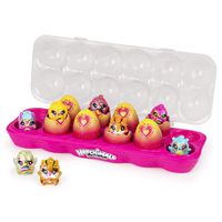 Hatchimals CollEGGtibles, Limmy Edish Glamfetti 12-Pack Egg Carton with 12 Exclusive