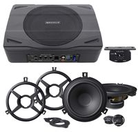 ALPINE SPV-65X-WRA 6.5" Speakers for 2007-2018 Jeep Wrangler JK + Underseat Sub