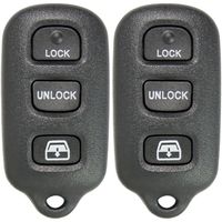 Keyless2Go New Keyless Entry Remote Car Key Fob 4 Button Replacement for FCC HYQ12BBX HYQ12BAN (2 Pack)