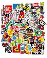 100pcs Different Graffiti Stickers Art Car Board Waterproof Easily Remove No Residue (Graffiti Stickers -H)