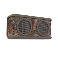 Skullcandy Air Raid Water-resistant Drop-proof Bluetooth Portable Speaker, Realtree, Dark Tan and Orange